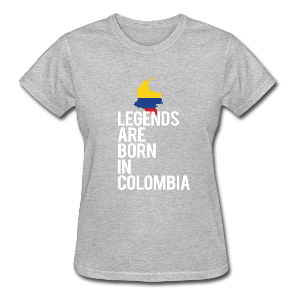 Legends Are Born In Columbia Gildan Ultra Cotton Ladies T-Shirt-Ultra Cotton Ladies T-Shirt | Gildan G200L-Teelime | shirts-hoodies-mugs