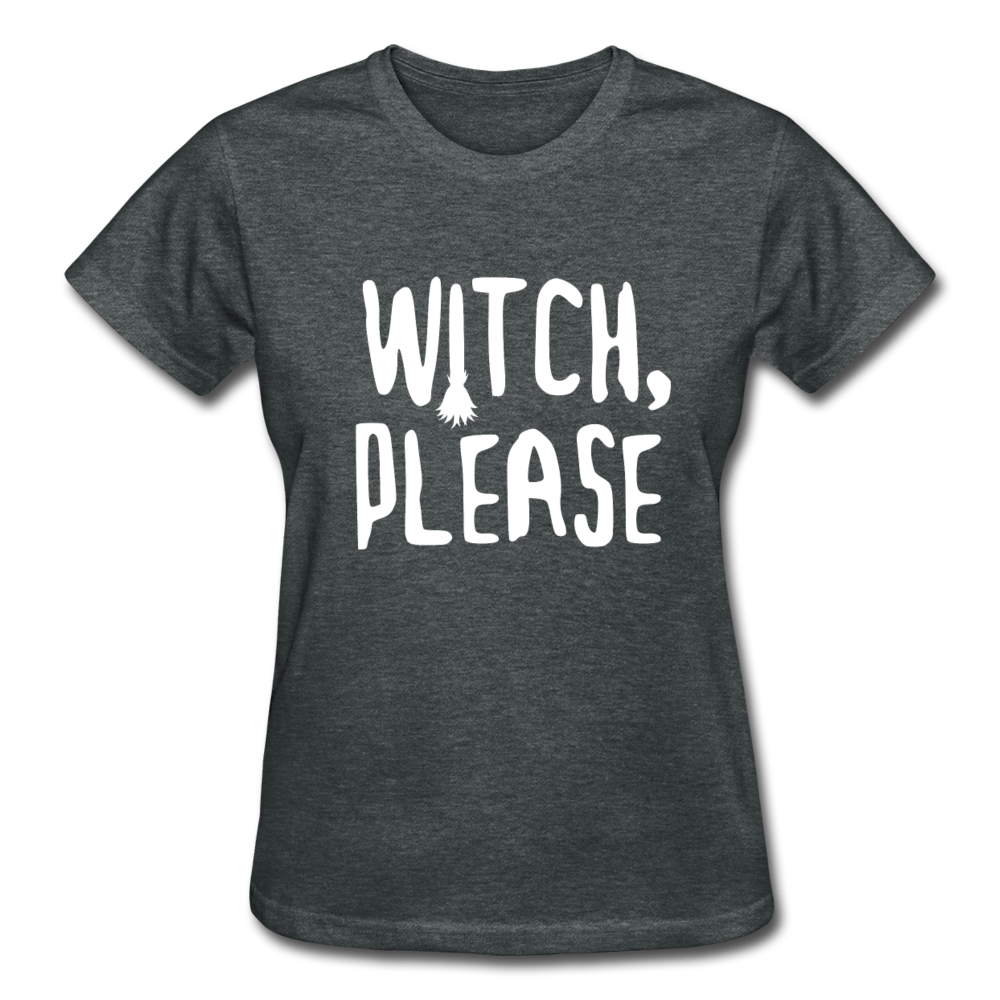 Witch, Please Women's V-Neck T-Shirt-Ultra Cotton Ladies T-Shirt | Gildan G200L-Teelime | shirts-hoodies-mugs