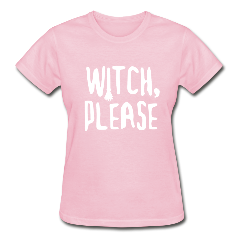 Witch, Please Women's V-Neck T-Shirt-Ultra Cotton Ladies T-Shirt | Gildan G200L-Teelime | shirts-hoodies-mugs