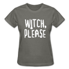 Witch, Please Women's V-Neck T-Shirt-Ultra Cotton Ladies T-Shirt | Gildan G200L-Teelime | shirts-hoodies-mugs