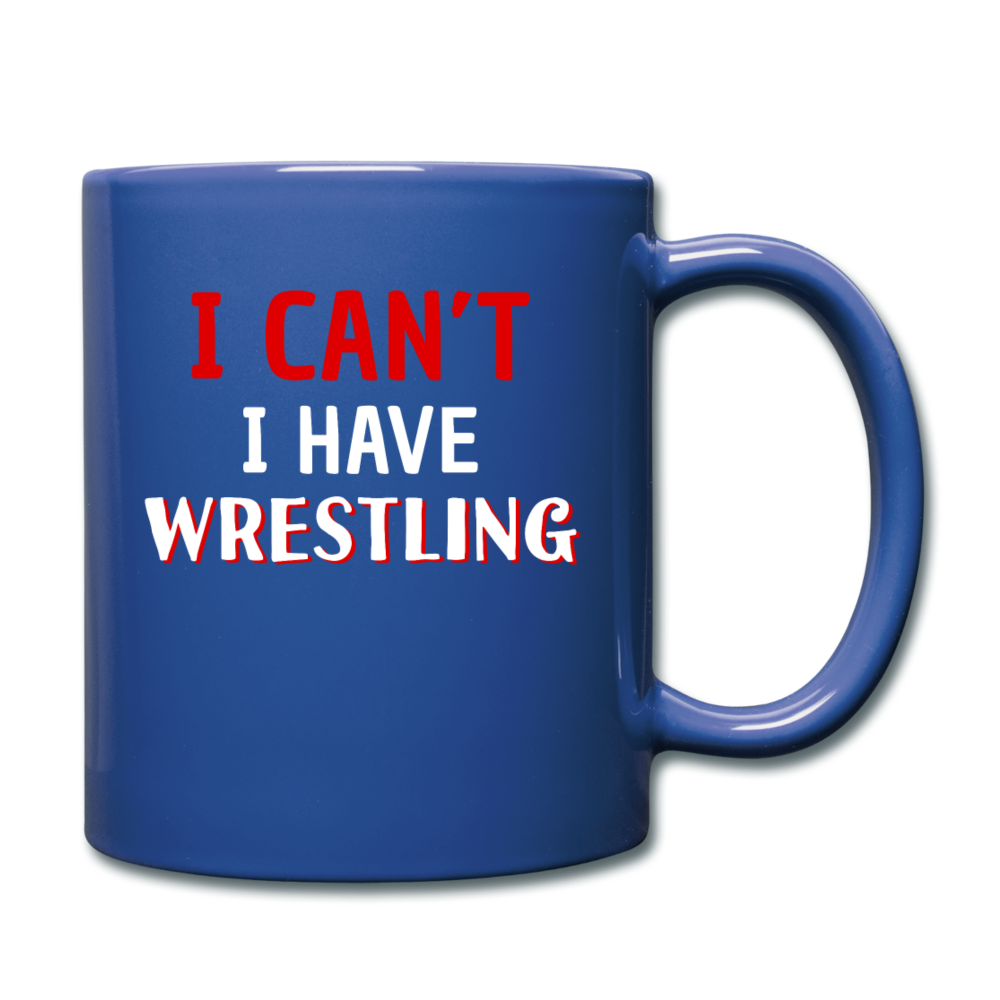 I Can't I Have Wrestling Full color Mug-Full Color Mug | BestSub B11Q-Teelime | shirts-hoodies-mugs