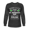 Everyone's a Little Irish Except the Polish, We Are Still Polish Unisex Longsleeve-Men's Long Sleeve T-Shirt | Fruit of the Loom-Teelime | shirts-hoodies-mugs