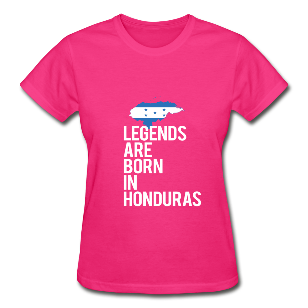 Legends are born in Honduras Gildan Ultra Cotton Ladies T-Shirt-Ultra Cotton Ladies T-Shirt | Gildan G200L-Teelime | shirts-hoodies-mugs