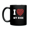 I Heart My Bike Full color Mug-Full Color Mug | BestSub B11Q-Teelime | shirts-hoodies-mugs