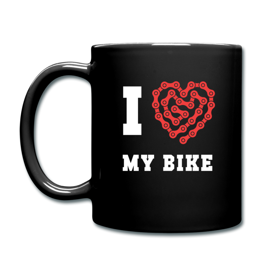 I Heart My Bike Full color Mug-Full Color Mug | BestSub B11Q-Teelime | shirts-hoodies-mugs