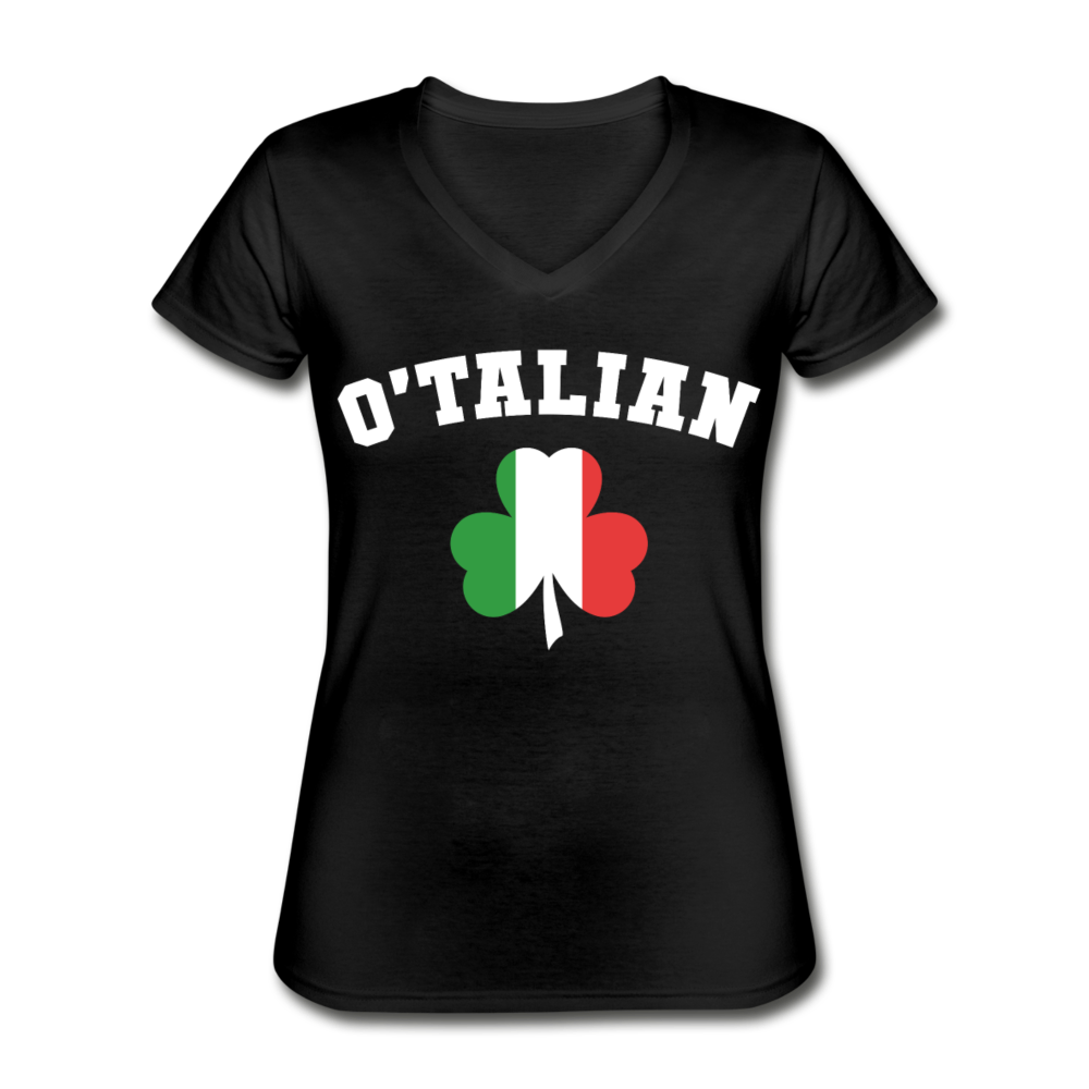 O'talian Women's V-Neck T-Shirt-Women's V-Neck T-Shirt | Fruit of the Loom L39VR-Teelime | shirts-hoodies-mugs
