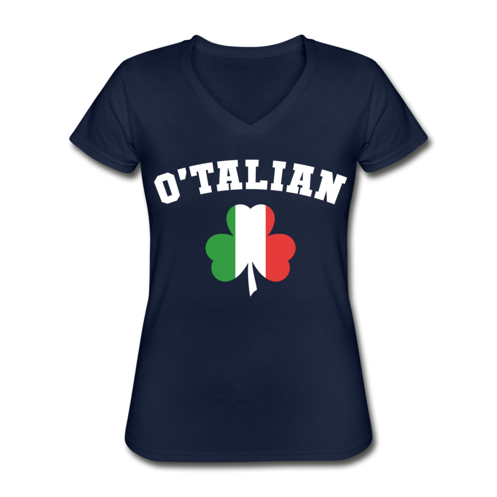O'talian Women's V-Neck T-Shirt-Women's V-Neck T-Shirt | Fruit of the Loom L39VR-Teelime | shirts-hoodies-mugs