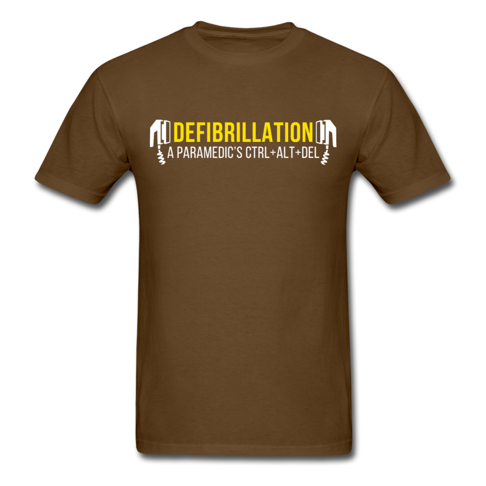 Defibrillation A Paramedic's CTRL + ALT + DEL Unisex T-Shirt-Unisex Classic T-Shirt | Fruit of the Loom 3930-Teelime | shirts-hoodies-mugs