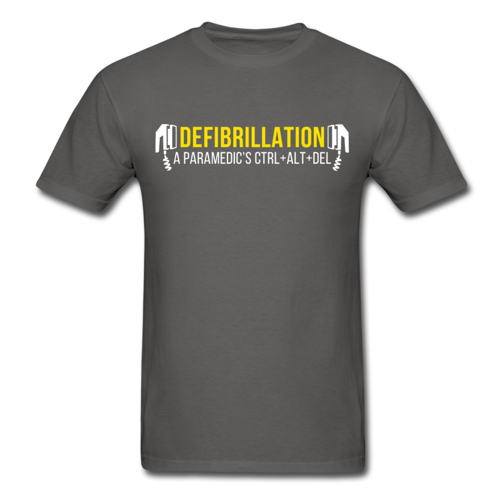 Defibrillation A Paramedic's CTRL + ALT + DEL Unisex T-Shirt-Unisex Classic T-Shirt | Fruit of the Loom 3930-Teelime | shirts-hoodies-mugs