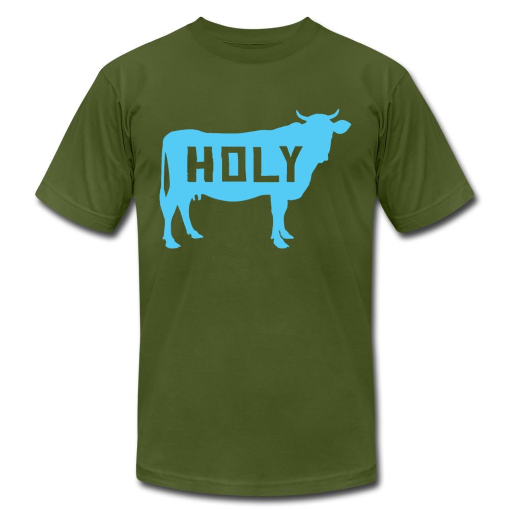 Holy Cow Unisex Canvas T-Shirt-Unisex Jersey T-Shirt | Bella + Canvas 3001-Teelime | shirts-hoodies-mugs