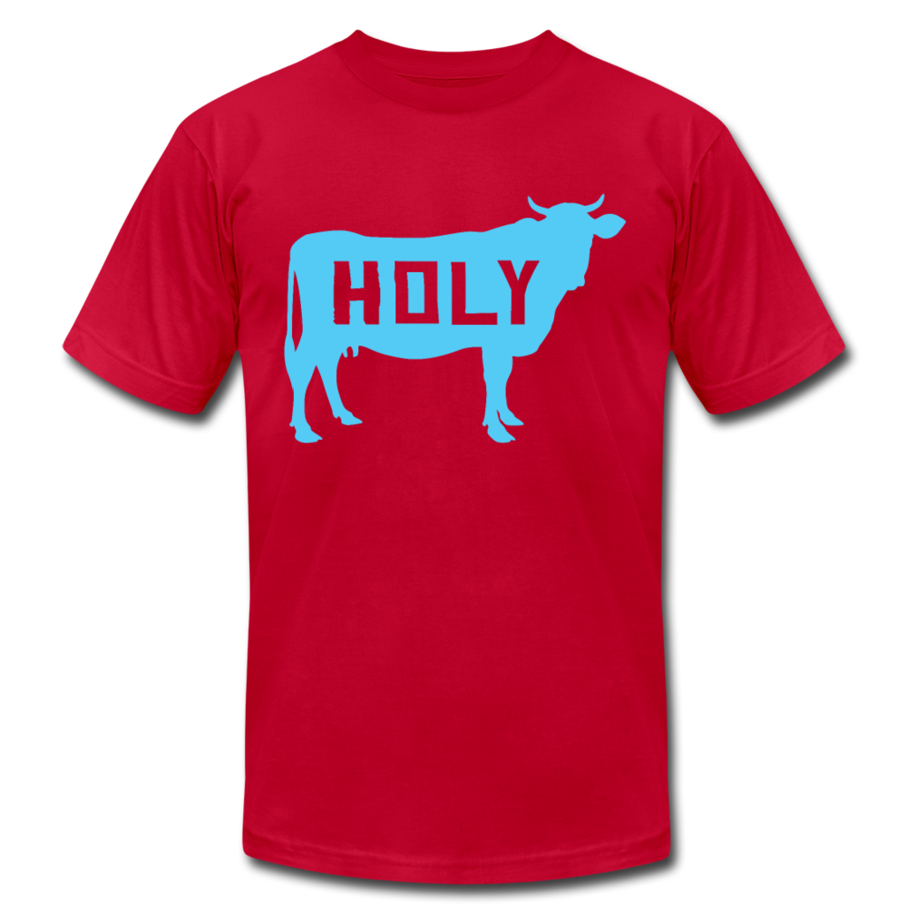Holy Cow Unisex Canvas T-Shirt-Unisex Jersey T-Shirt | Bella + Canvas 3001-Teelime | shirts-hoodies-mugs