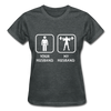 Weightlifting - Your husband My husband Gildan Ultra Cotton Ladies T-Shirt-Ultra Cotton Ladies T-Shirt | Gildan G200L-Teelime | shirts-hoodies-mugs