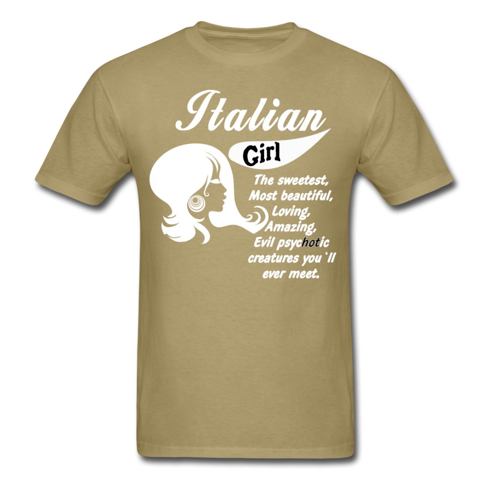 Italian Girl Unisex T-Shirt-Unisex Classic T-Shirt | Fruit of the Loom 3930-Teelime | shirts-hoodies-mugs