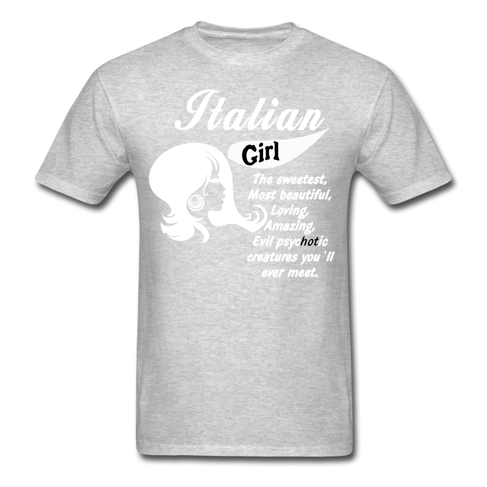 Italian Girl Unisex T-Shirt-Unisex Classic T-Shirt | Fruit of the Loom 3930-Teelime | shirts-hoodies-mugs