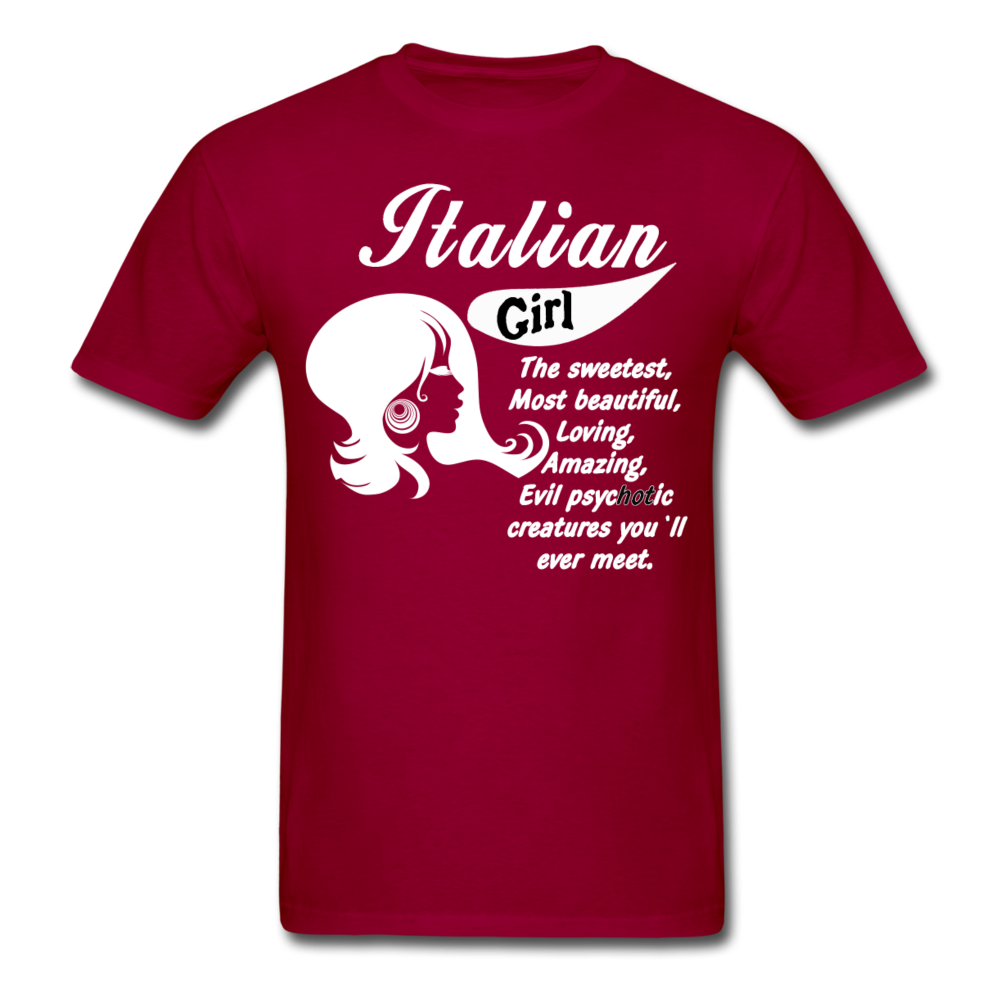 Italian Girl Unisex T-Shirt-Unisex Classic T-Shirt | Fruit of the Loom 3930-Teelime | shirts-hoodies-mugs
