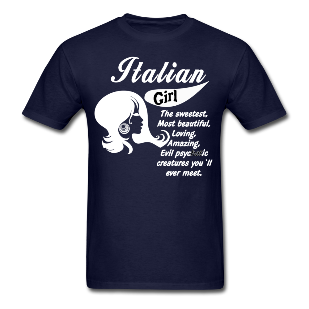 Italian Girl Unisex T-Shirt-Unisex Classic T-Shirt | Fruit of the Loom 3930-Teelime | shirts-hoodies-mugs