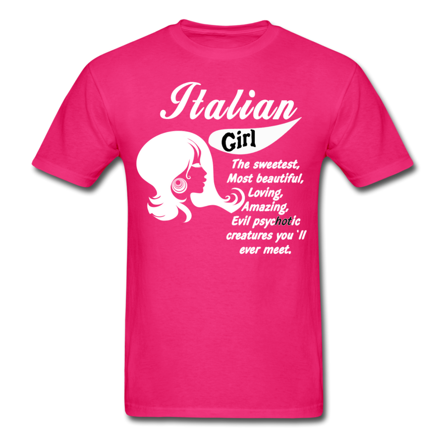 Italian Girl Unisex T-Shirt-Unisex Classic T-Shirt | Fruit of the Loom 3930-Teelime | shirts-hoodies-mugs