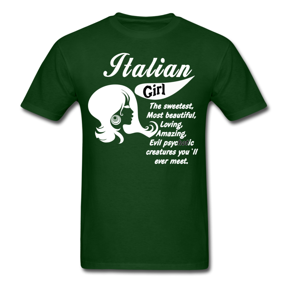 Italian Girl Unisex T-Shirt-Unisex Classic T-Shirt | Fruit of the Loom 3930-Teelime | shirts-hoodies-mugs