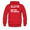 All I care about is Jiu Jitsu and maybe 3 people Unisex Hoodie-Men's Hoodie | Hanes P170-Teelime | shirts-hoodies-mugs