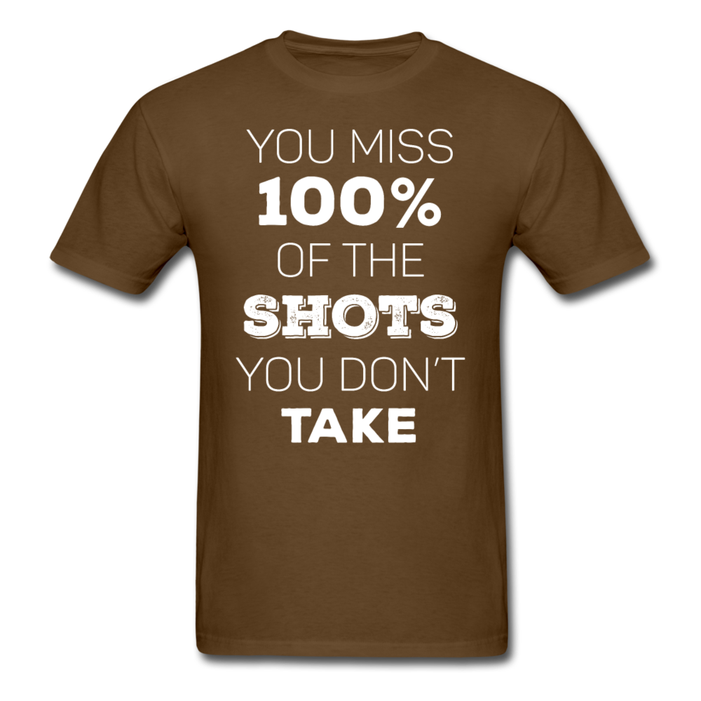 You Miss 100% of the Shots You Don't Take Unisex T-Shirt-Unisex Classic T-Shirt | Fruit of the Loom 3930-Teelime | shirts-hoodies-mugs