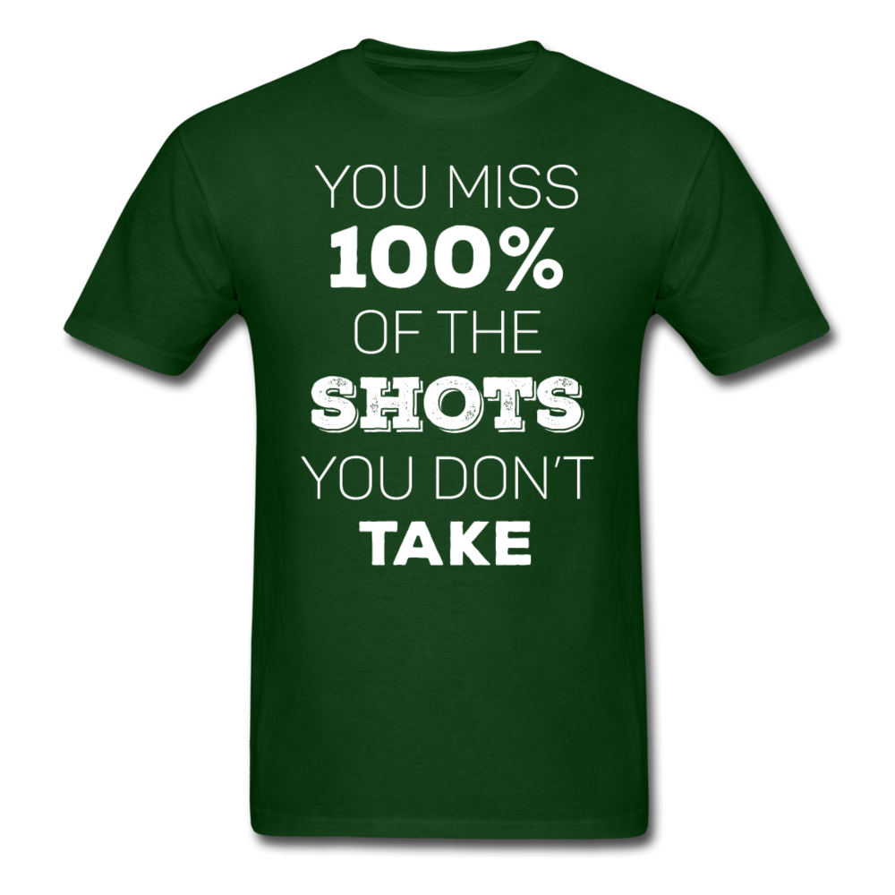 You Miss 100% of the Shots You Don't Take Unisex T-Shirt-Unisex Classic T-Shirt | Fruit of the Loom 3930-Teelime | shirts-hoodies-mugs