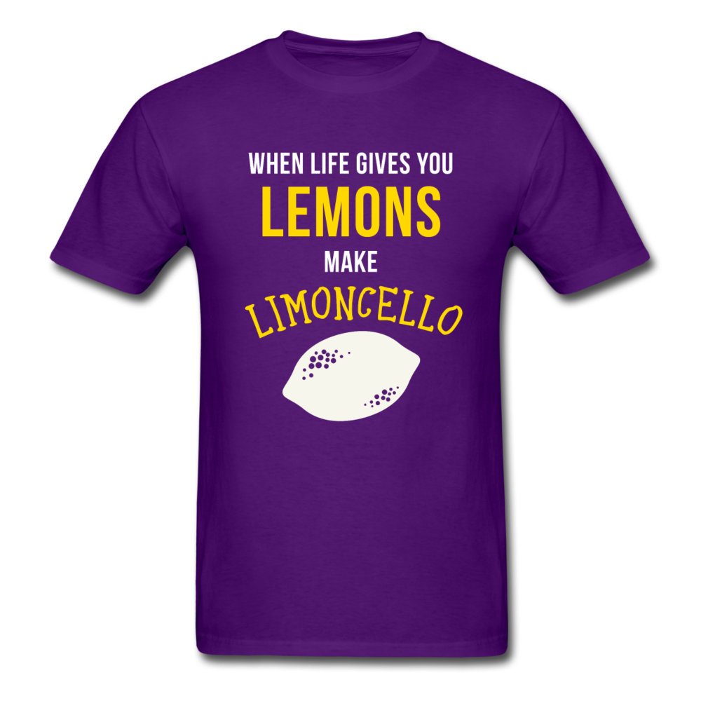When life gives you lemons make Limoncello Unisex T-Shirt-Unisex Classic T-Shirt | Fruit of the Loom 3930-Teelime | shirts-hoodies-mugs