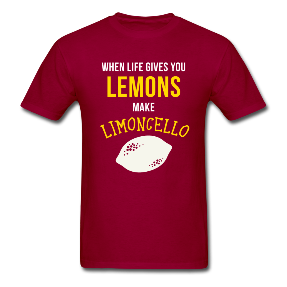 When life gives you lemons make Limoncello Unisex T-Shirt-Unisex Classic T-Shirt | Fruit of the Loom 3930-Teelime | shirts-hoodies-mugs