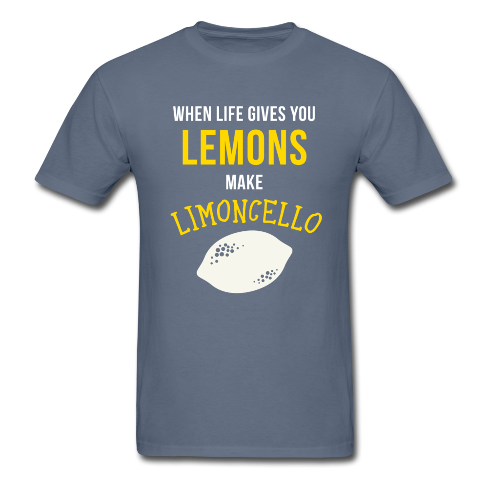 When life gives you lemons make Limoncello Unisex T-Shirt-Unisex Classic T-Shirt | Fruit of the Loom 3930-Teelime | shirts-hoodies-mugs