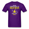 Never underestimate an old man who loves yoga Unisex T-Shirt-Unisex Classic T-Shirt | Fruit of the Loom 3930-Teelime | shirts-hoodies-mugs