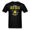 Never underestimate an old man who loves yoga Unisex T-Shirt-Unisex Classic T-Shirt | Fruit of the Loom 3930-Teelime | shirts-hoodies-mugs