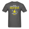 Never underestimate an old man who loves yoga Unisex T-Shirt-Unisex Classic T-Shirt | Fruit of the Loom 3930-Teelime | shirts-hoodies-mugs