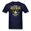 Never underestimate an old man who loves yoga Unisex T-Shirt-Unisex Classic T-Shirt | Fruit of the Loom 3930-Teelime | shirts-hoodies-mugs