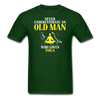 Never underestimate an old man who loves yoga Unisex T-Shirt-Unisex Classic T-Shirt | Fruit of the Loom 3930-Teelime | shirts-hoodies-mugs