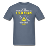 Never underestimate an old man who loves yoga Unisex T-Shirt-Unisex Classic T-Shirt | Fruit of the Loom 3930-Teelime | shirts-hoodies-mugs