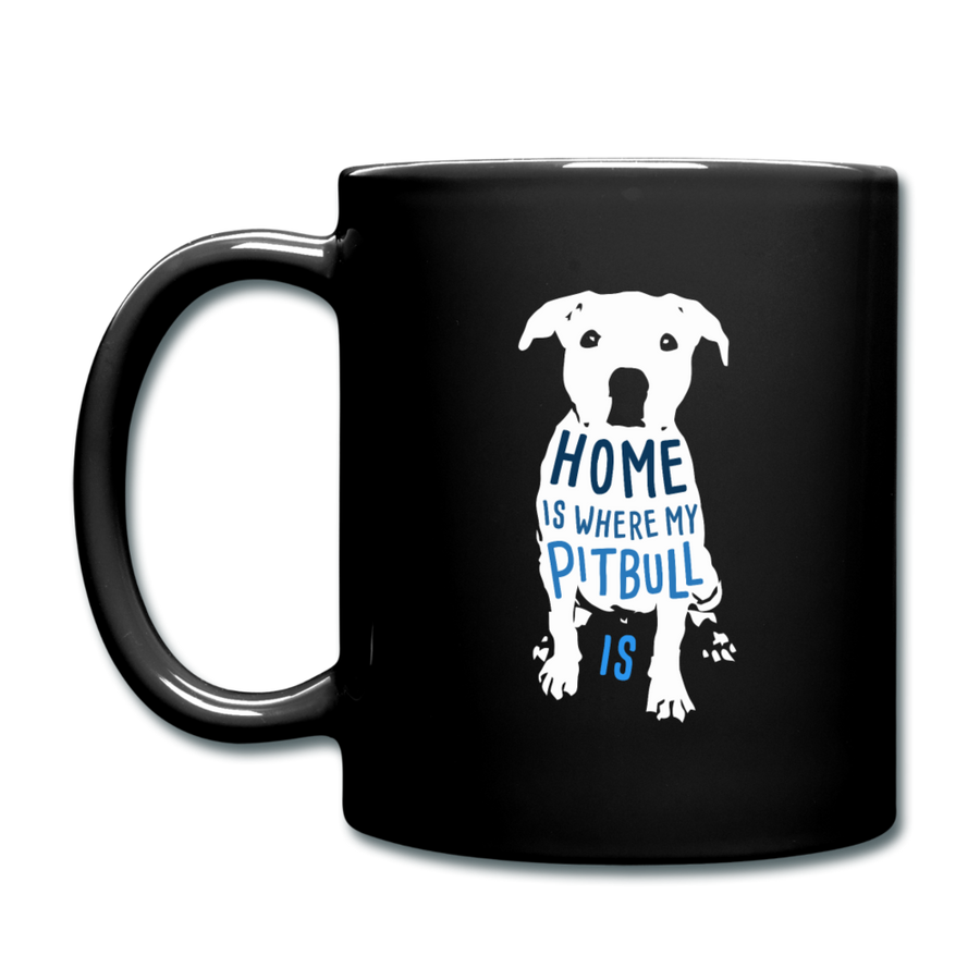Home is where my Pitbull is Full color Mug-Full Color Mug | BestSub B11Q-Teelime | shirts-hoodies-mugs