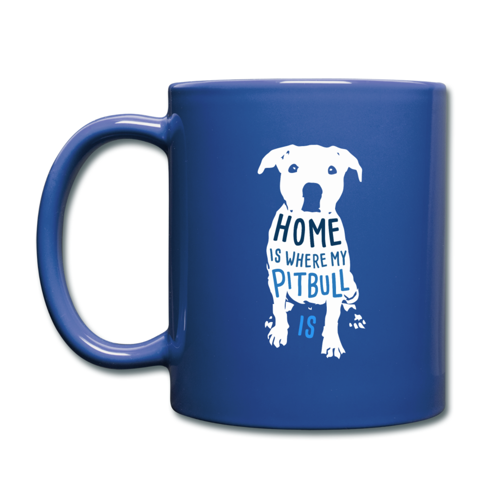 Home is where my Pitbull is Full color Mug-Full Color Mug | BestSub B11Q-Teelime | shirts-hoodies-mugs