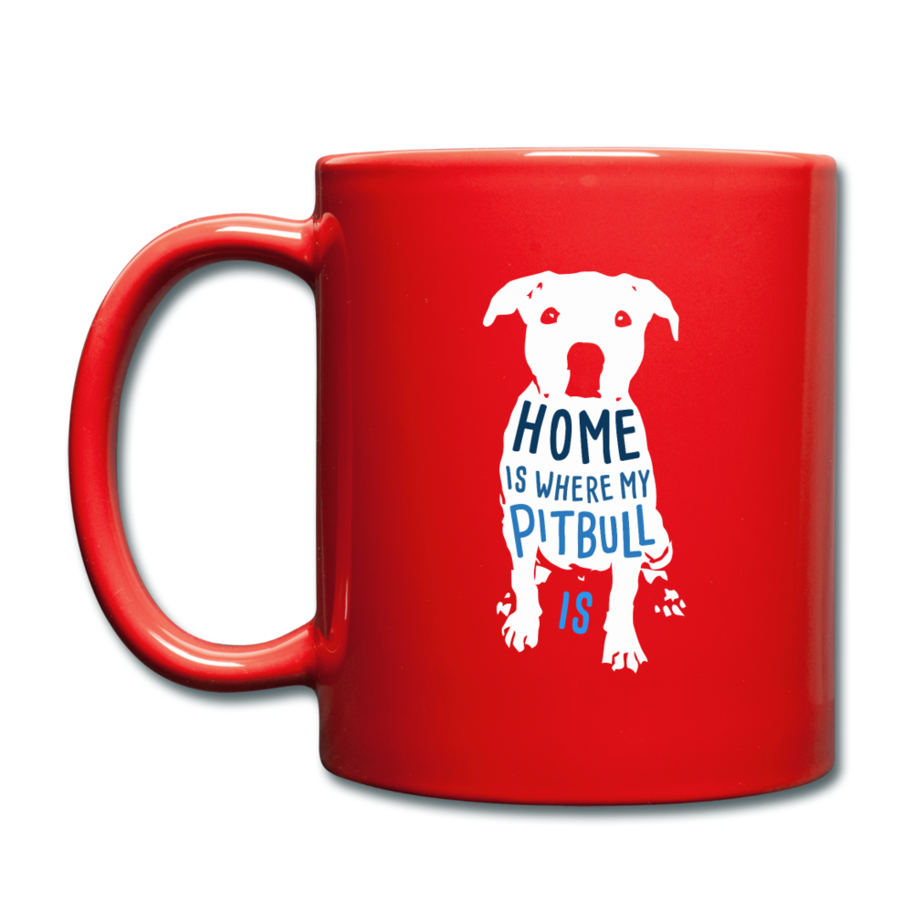 Home is where my Pitbull is Full color Mug-Full Color Mug | BestSub B11Q-Teelime | shirts-hoodies-mugs