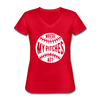 Where my pitches at Women's V-Neck T-Shirt-Women's V-Neck T-Shirt | Fruit of the Loom L39VR-Teelime | shirts-hoodies-mugs