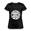 Where my pitches at Women's V-Neck T-Shirt-Women's V-Neck T-Shirt | Fruit of the Loom L39VR-Teelime | shirts-hoodies-mugs