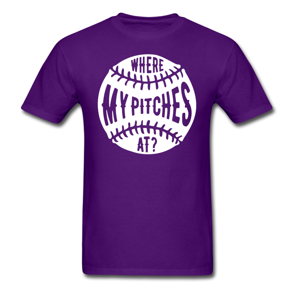 Where my pitches at Unisex T-Shirt-Unisex Classic T-Shirt | Fruit of the Loom 3930-Teelime | shirts-hoodies-mugs