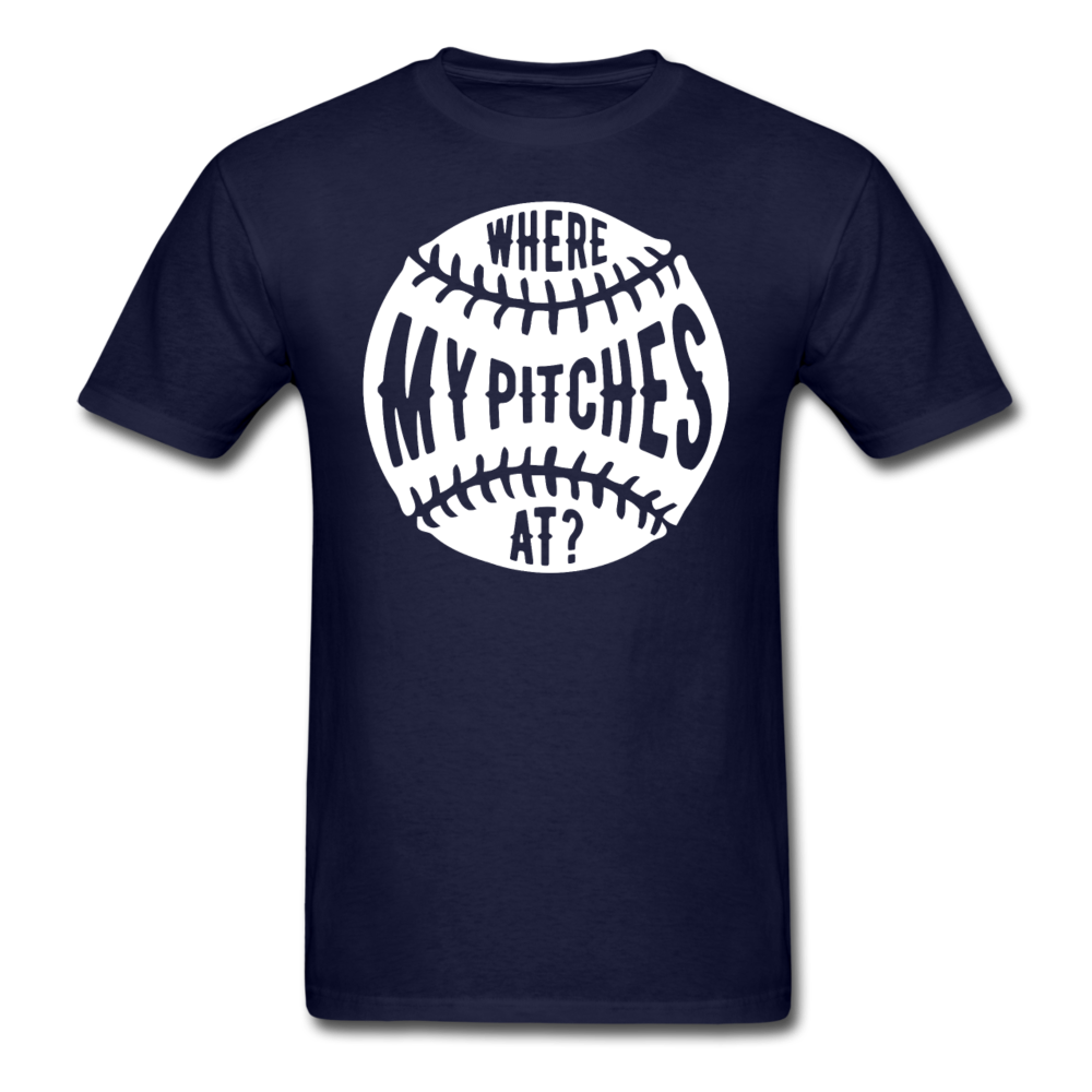 Where my pitches at Unisex T-Shirt-Unisex Classic T-Shirt | Fruit of the Loom 3930-Teelime | shirts-hoodies-mugs