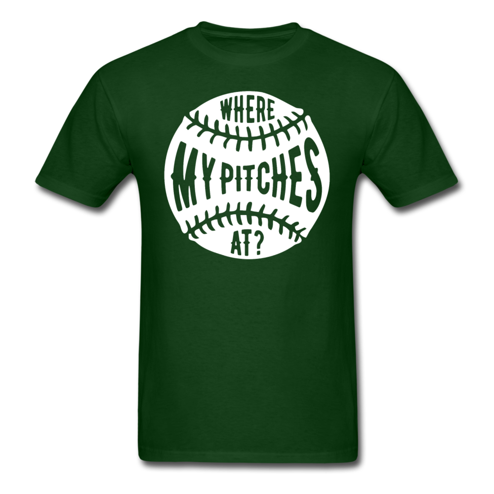 Where my pitches at Unisex T-Shirt-Unisex Classic T-Shirt | Fruit of the Loom 3930-Teelime | shirts-hoodies-mugs