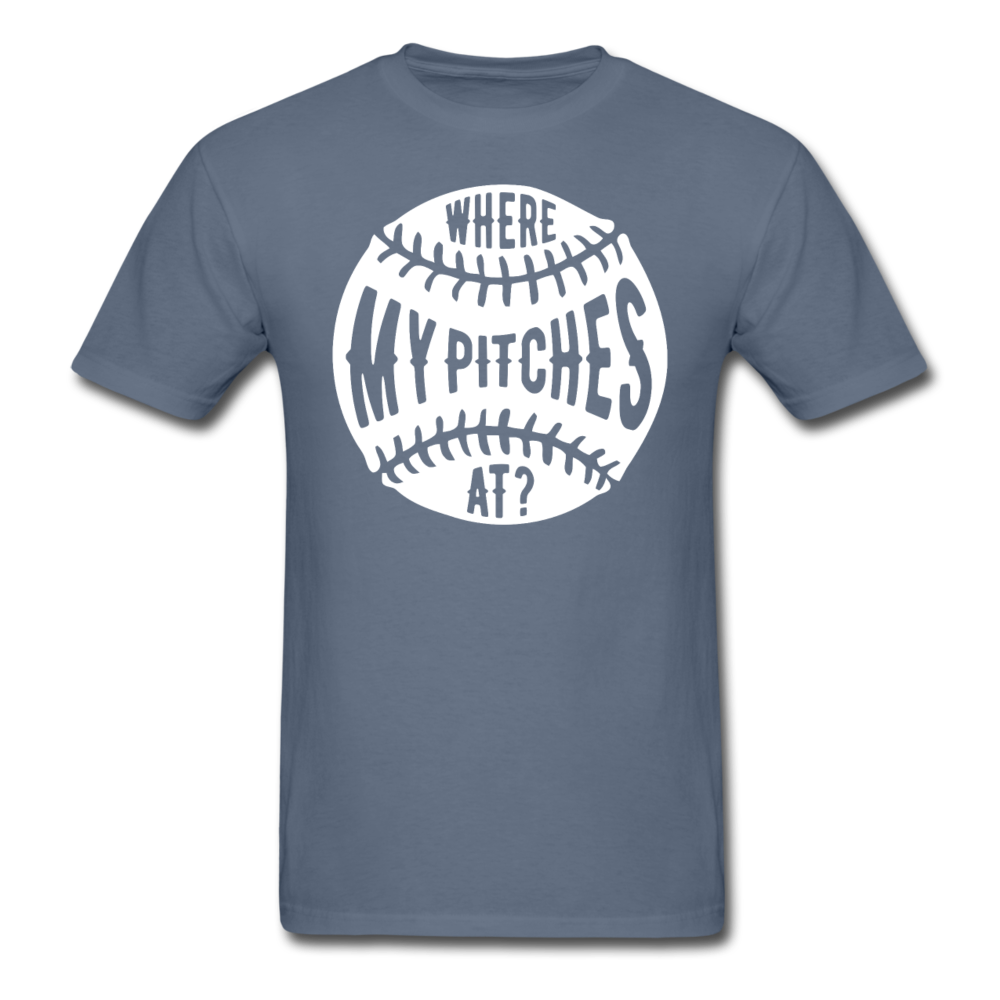 Where my pitches at Unisex T-Shirt-Unisex Classic T-Shirt | Fruit of the Loom 3930-Teelime | shirts-hoodies-mugs