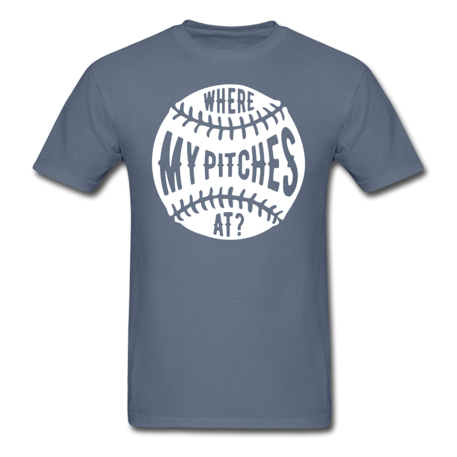 Where my pitches at Unisex T-Shirt-Unisex Classic T-Shirt | Fruit of the Loom 3930-Teelime | shirts-hoodies-mugs