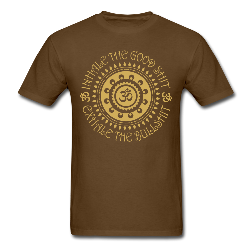 Inhale the good shit exhale the bullshit Unisex T-Shirt-Unisex Classic T-Shirt | Fruit of the Loom 3930-Teelime | shirts-hoodies-mugs