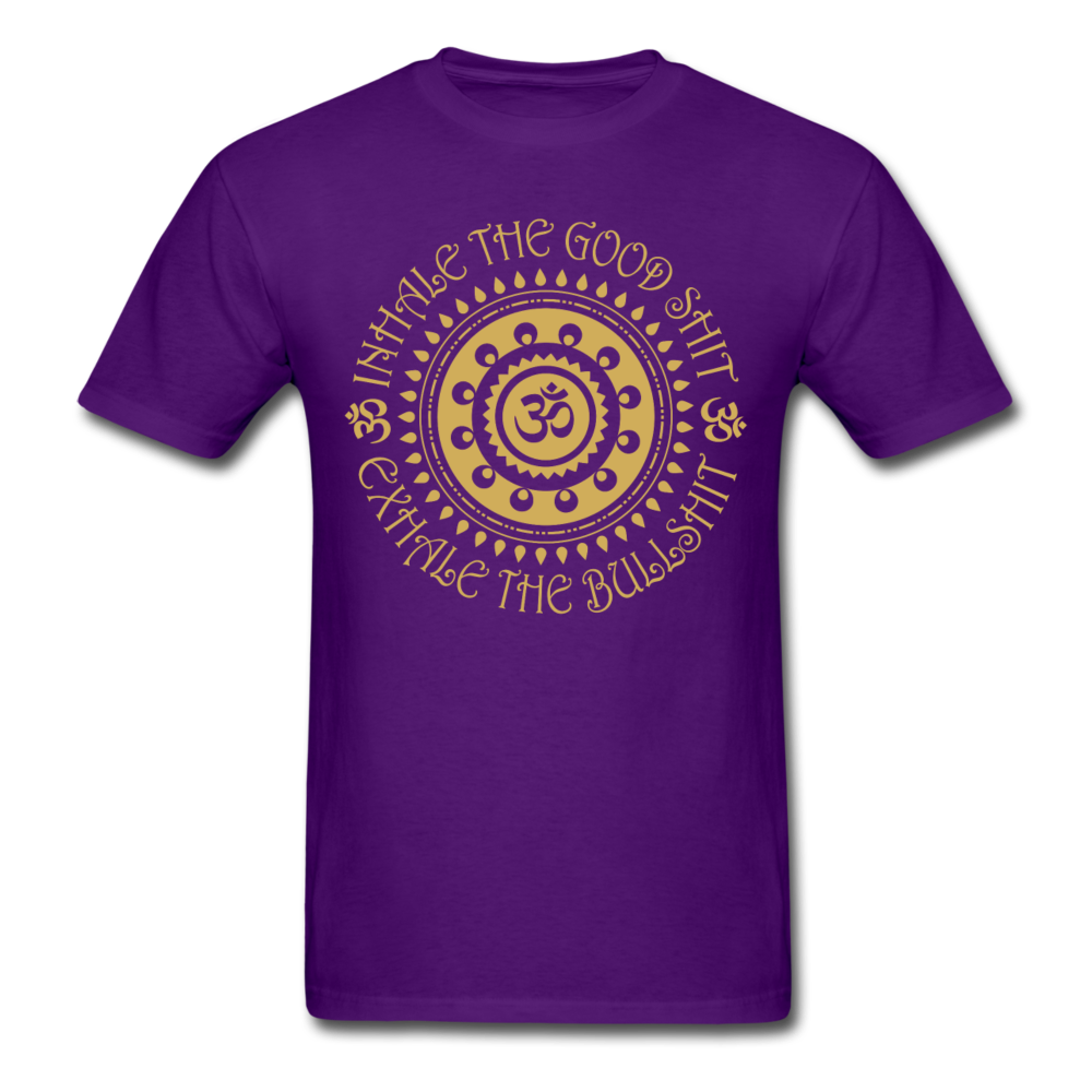 Inhale the good shit exhale the bullshit Unisex T-Shirt-Unisex Classic T-Shirt | Fruit of the Loom 3930-Teelime | shirts-hoodies-mugs