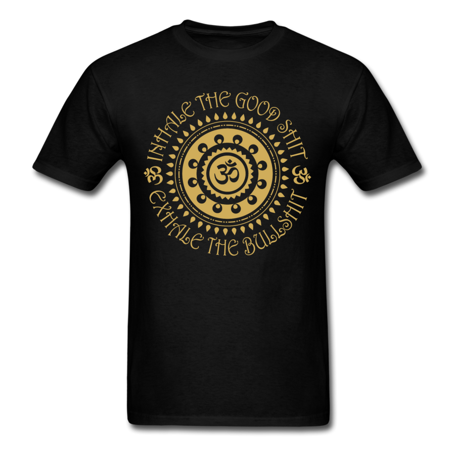Inhale the good shit exhale the bullshit Unisex T-Shirt-Unisex Classic T-Shirt | Fruit of the Loom 3930-Teelime | shirts-hoodies-mugs