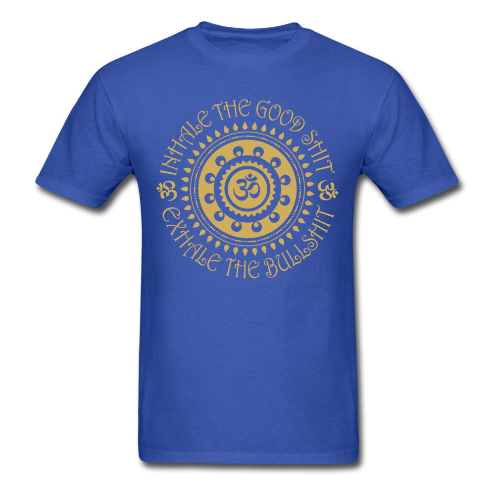 Inhale the good shit exhale the bullshit Unisex T-Shirt-Unisex Classic T-Shirt | Fruit of the Loom 3930-Teelime | shirts-hoodies-mugs