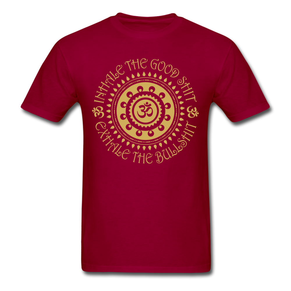 Inhale the good shit exhale the bullshit Unisex T-Shirt-Unisex Classic T-Shirt | Fruit of the Loom 3930-Teelime | shirts-hoodies-mugs