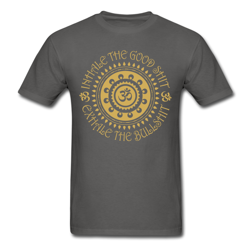 Inhale the good shit exhale the bullshit Unisex T-Shirt-Unisex Classic T-Shirt | Fruit of the Loom 3930-Teelime | shirts-hoodies-mugs